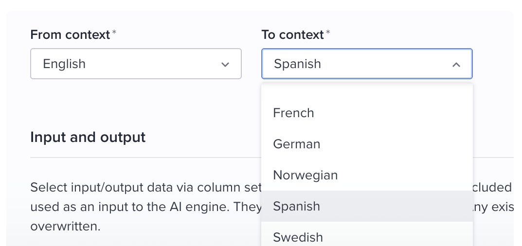 AI Linguist Context Choice AI Linguist Context Choice