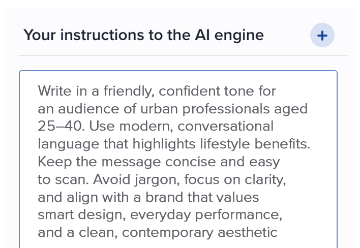 Custom instructions to the AI engine Custom instructions to the AI engine